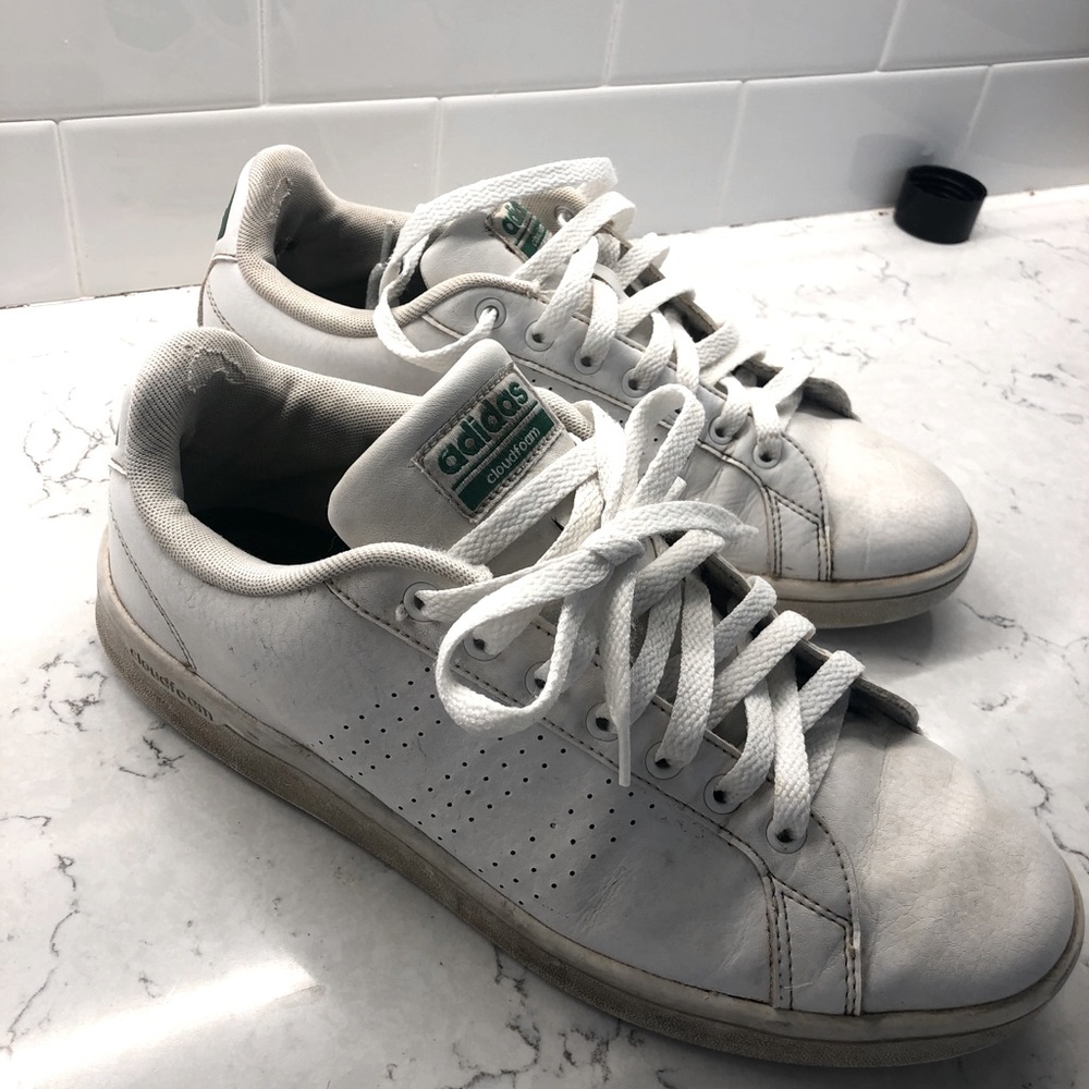 cloud form white adidas sneakers